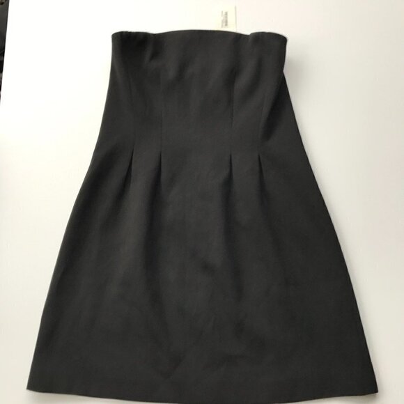 OAK + FORT NWT, LBD Black Strapless Dress, lined, knee length, sz S - Picture 6 of 15